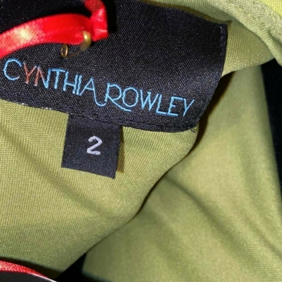 Cynthia Rowley Double Knit Dress w/Applique - Picture 6 of 8